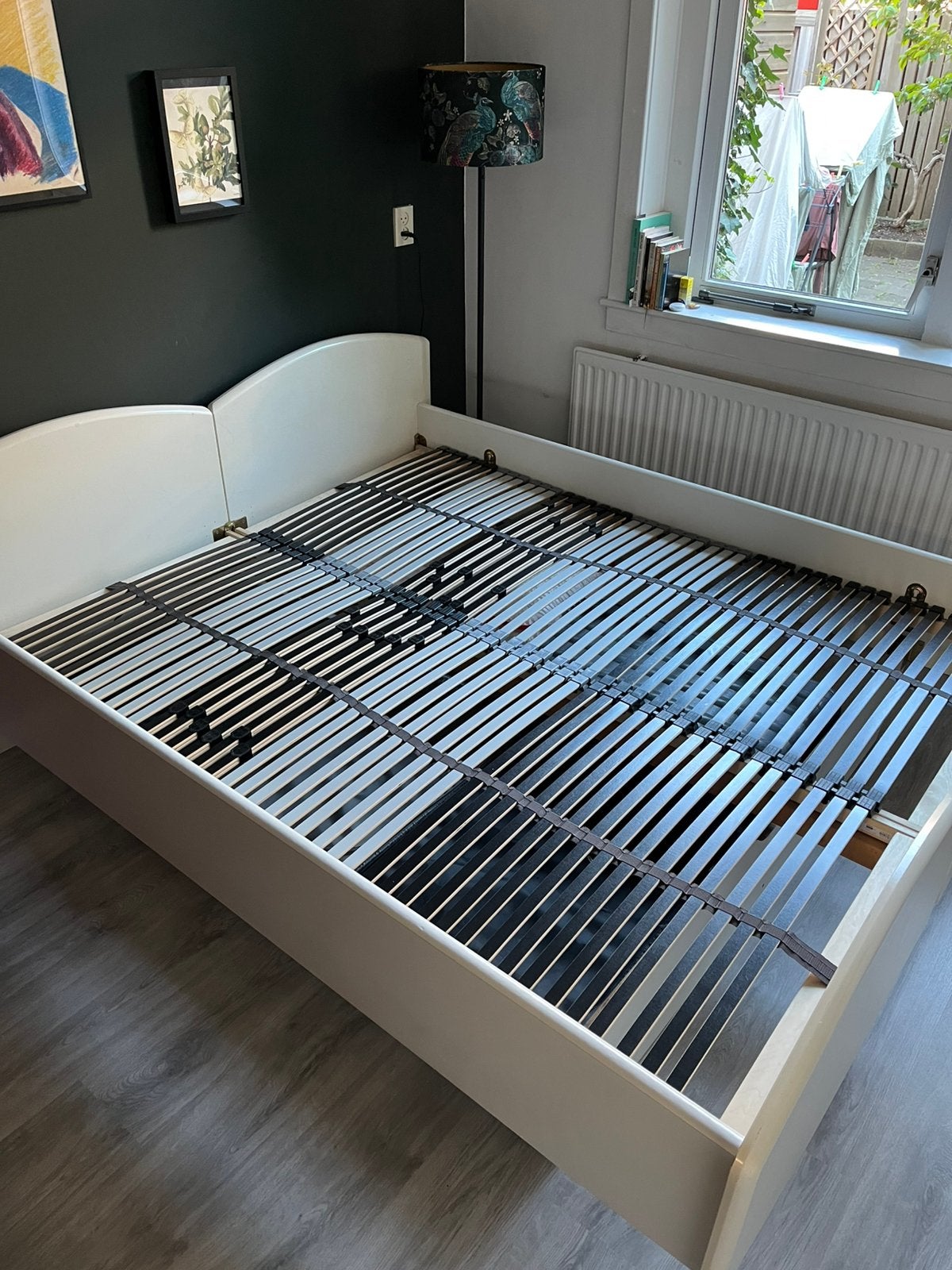 Lönset Lattenbodem 160x200, Ophalen, Gebruikt, Tweepersoons, 200 cm