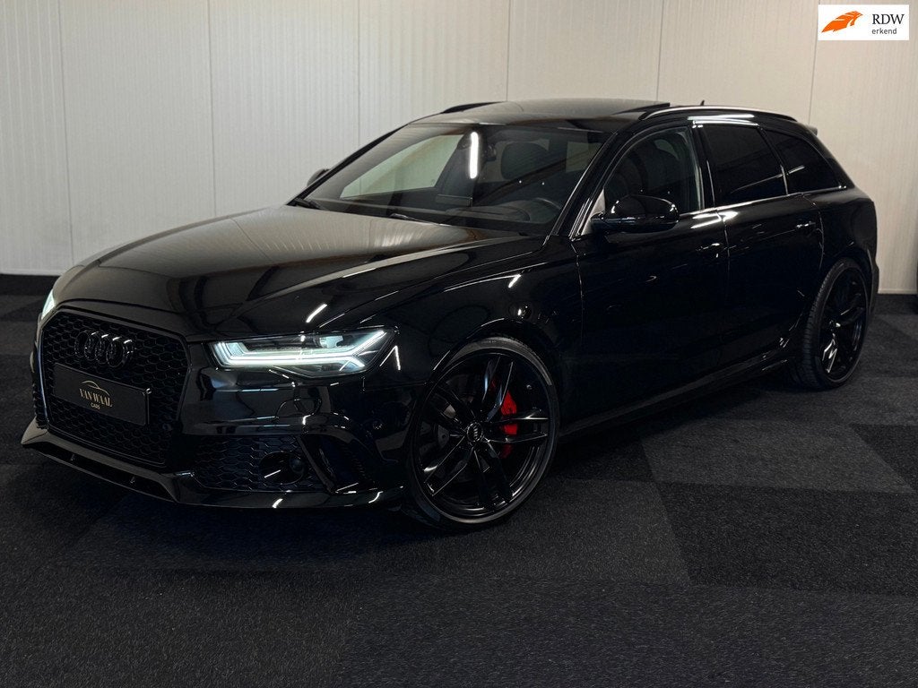 Audi A6 Avant 4.0 TFSI RS6 quattro 2017 650PK CAPRISTO|SOFTC, Auto's, Automaat, Gebruikt, Zwart, A6