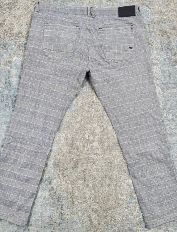 PME lichtgrijze jeans met ruitje Nieuw! W40 L32 Lees?, Ophalen, Nieuw, Maat 52/54 (L), Overige kleuren