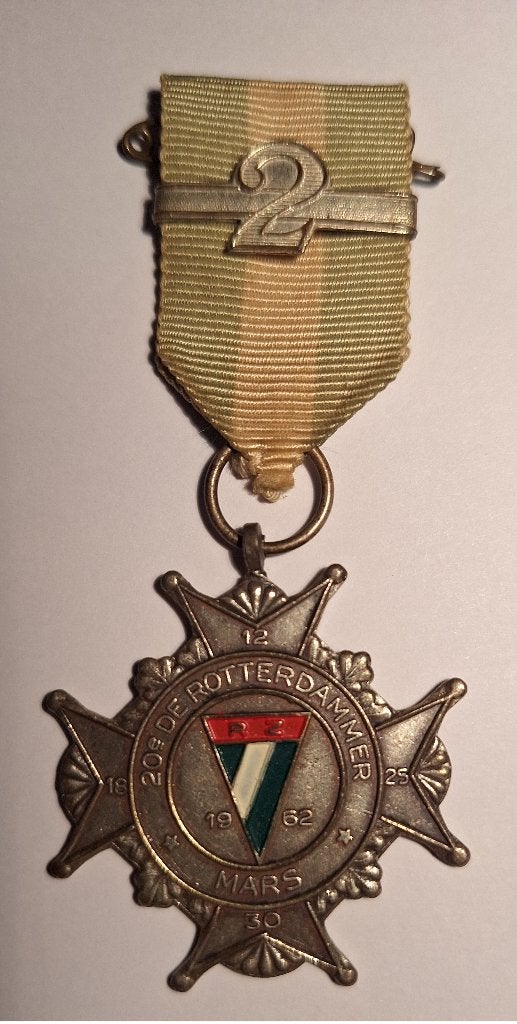 Wandelmedaille Rotterdammers Mars 1962, Postzegels en Munten, Ophalen, Overige materialen