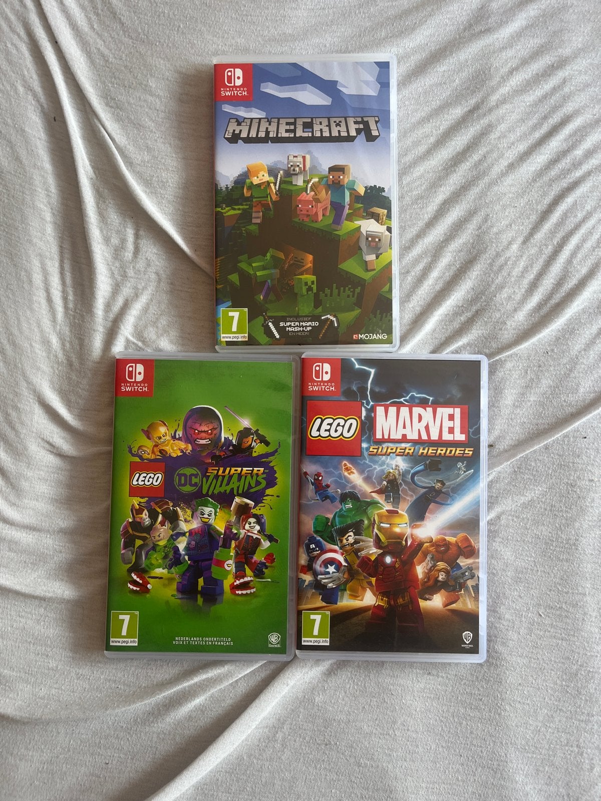 Minecraft, LEGO DC Villains & LEGO Marvel Super Heroes Switc, Avontuur en Actie, 1 speler, Eén computer, Ophalen of Verzenden