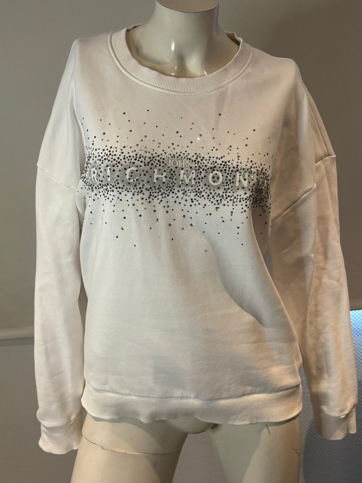 Richmond sweater met steentjes maat m, Kleding | Dames, Ophalen of Verzenden, Zo goed als nieuw, Maat 36 (S), Wit
