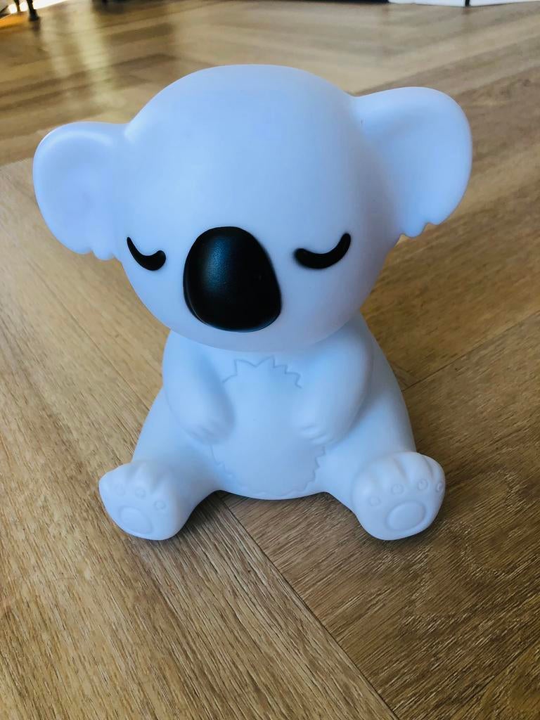 Nachtlamp van koala beer lichtblauw, Ophalen of Verzenden, Zo goed als nieuw, Lamp