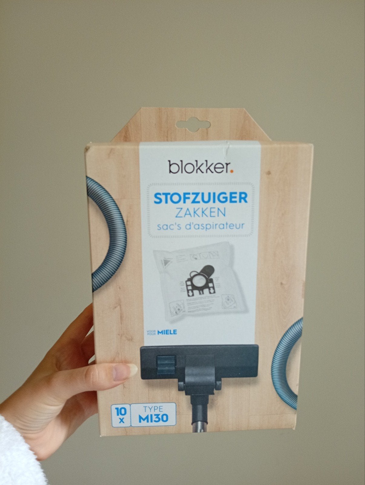 Blokker Stofzuigerzakken Miele Type M130 (10 stuks), Stofzak, Inclusief accessoires, Overige typen, Nieuw