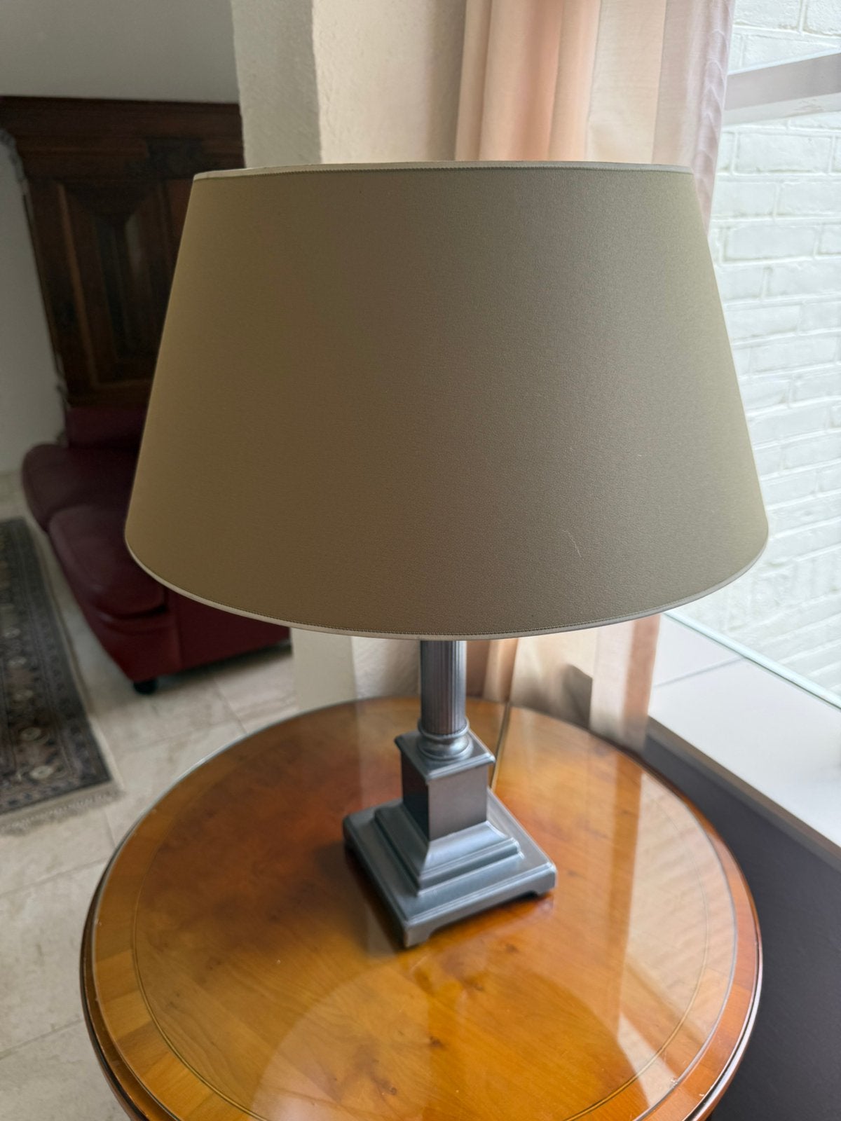Lamp met groene kap, Groen, Ophalen, Zo goed als nieuw