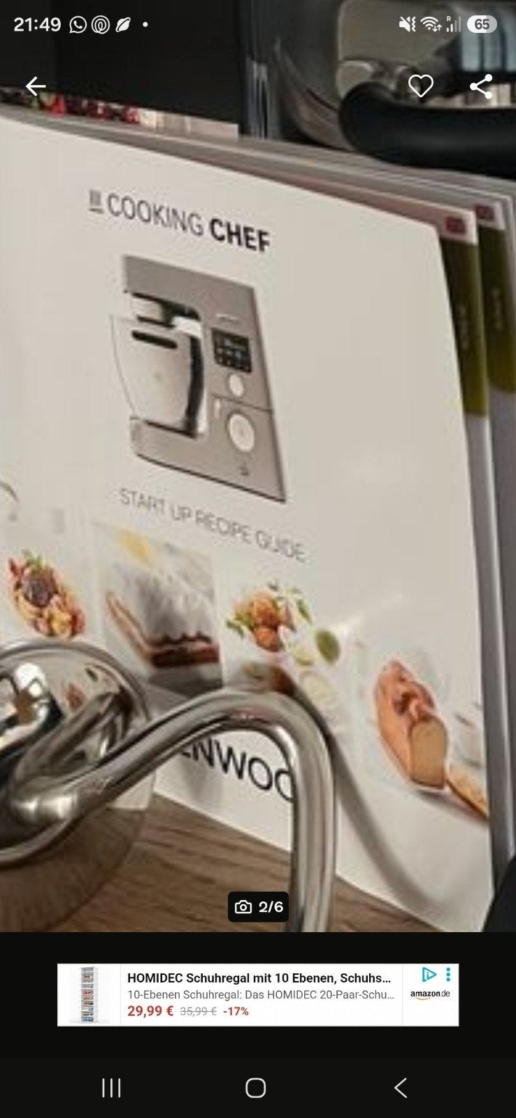 Kenwood cooking chef XL KCL95 handleiding gevraagd, Witgoed en Apparatuur, Keukenmixers, Ophalen of Verzenden