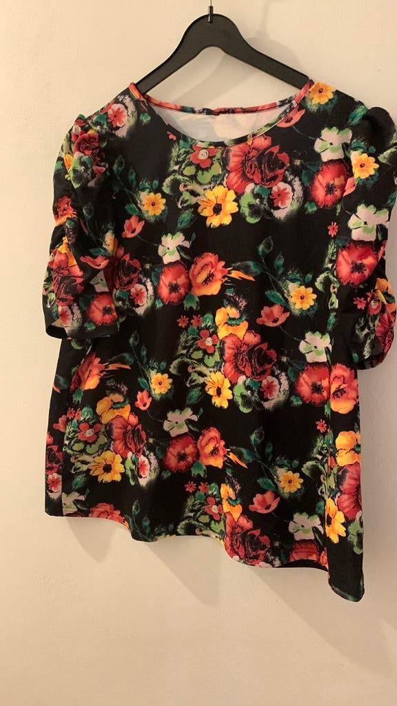 Bloementuniek maat 48, Verzenden, Nieuw, Maat 46/48 (XL) of groter, Overige kleuren