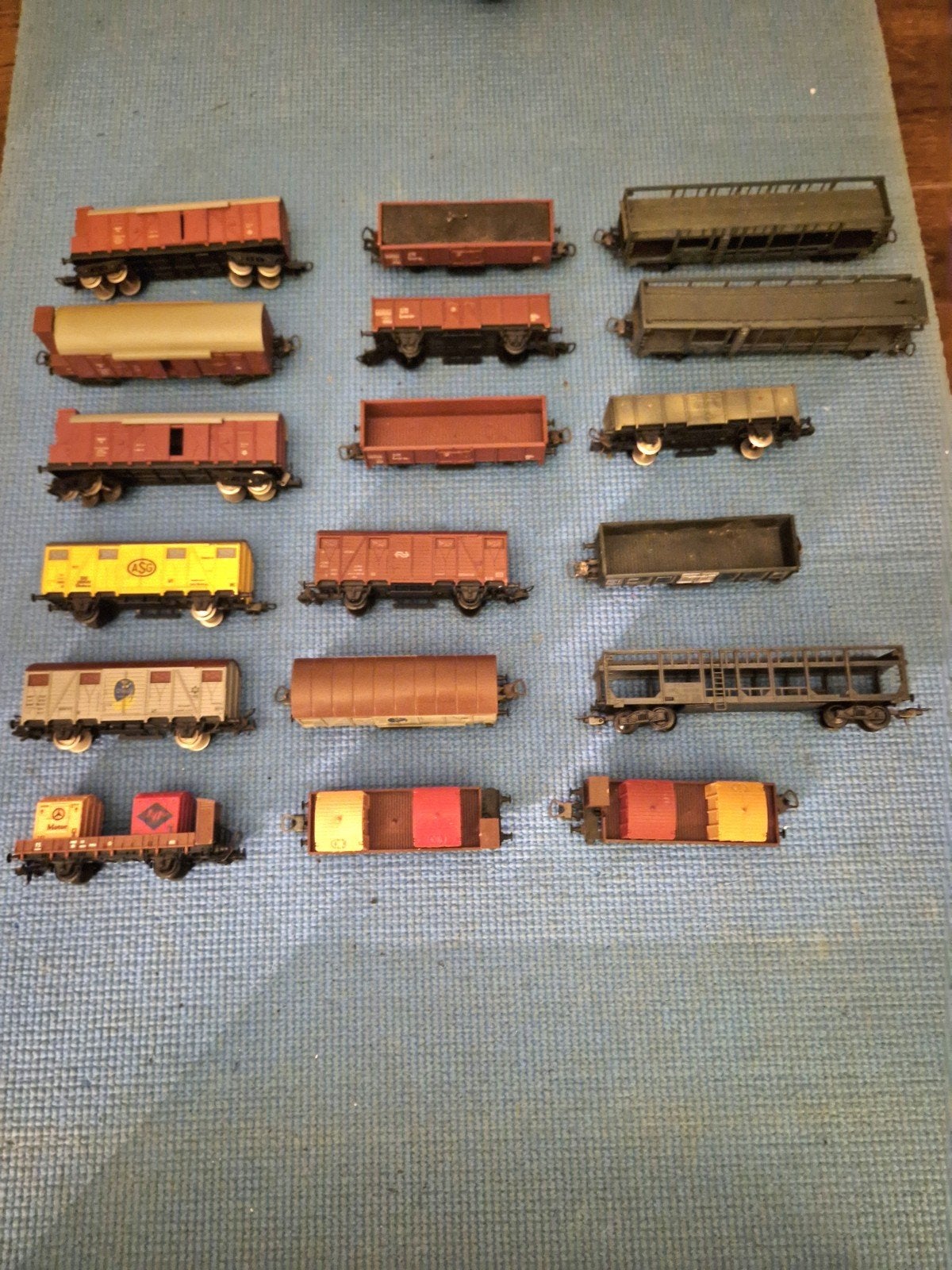 Lima wagons - Diverse modellen, Overige merken, Gebruikt, Gelijkstroom, Wagon