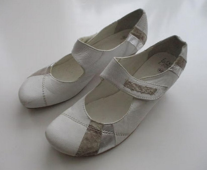 Liva loop witte schoenen met contrast kleuren, maat 40, Kleding | Dames, Oosterveldweg 15, 7274 DZ, Verzenden, Wit, Ballerina's