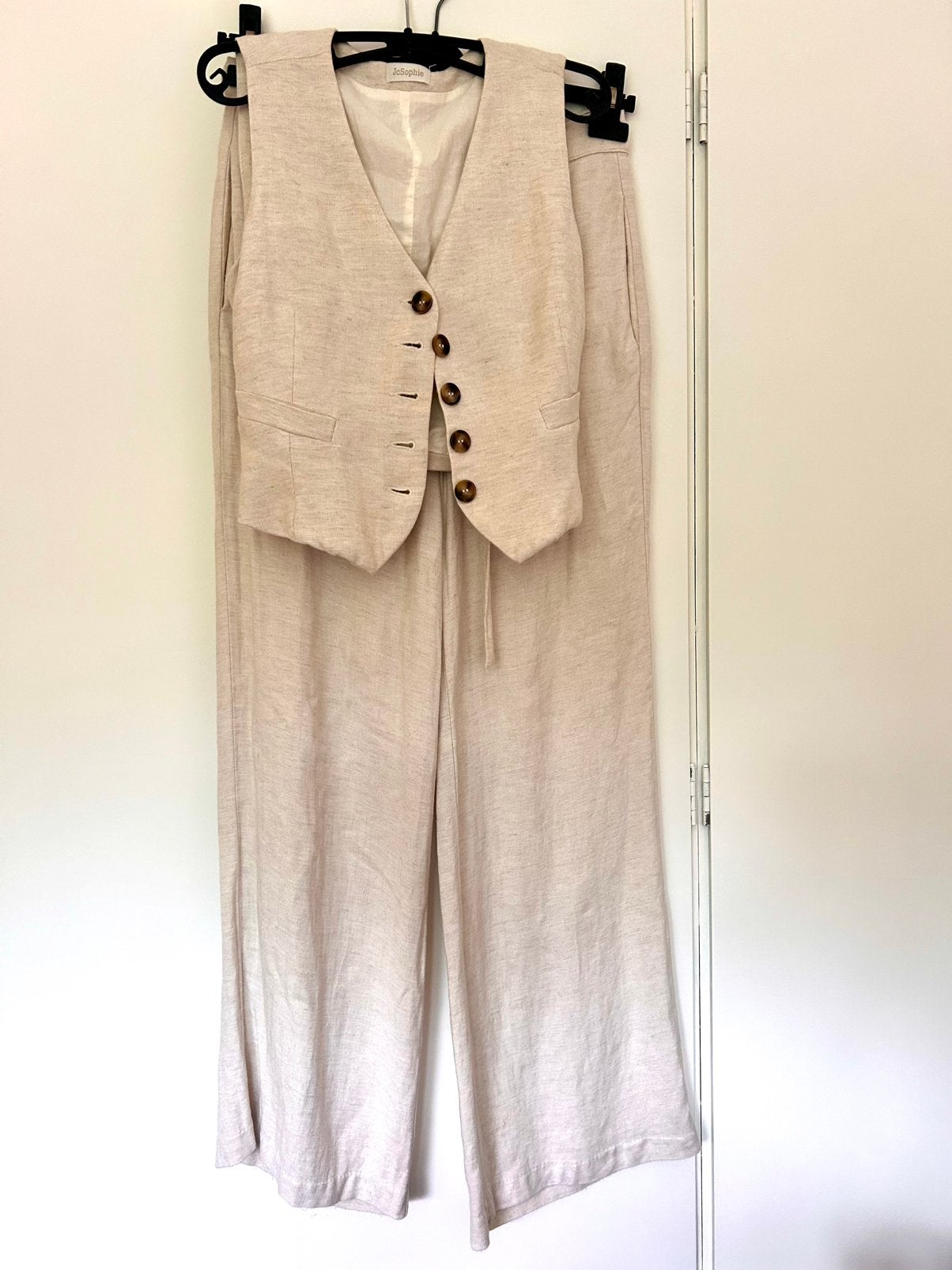 Broek en gilet van JC Sophie maat 36, Kleding | Dames, Ophalen of Verzenden, Zo goed als nieuw, Maat 36 (S), Lang