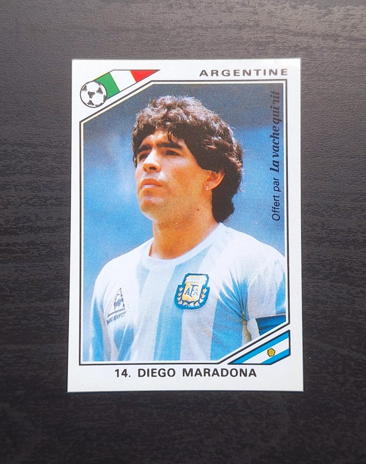 Panini sticker Maradona Italie 1990, Verzamelen, Verzenden, Zo goed als nieuw, Buitenlandse clubs, Poster, Plaatje of Sticker