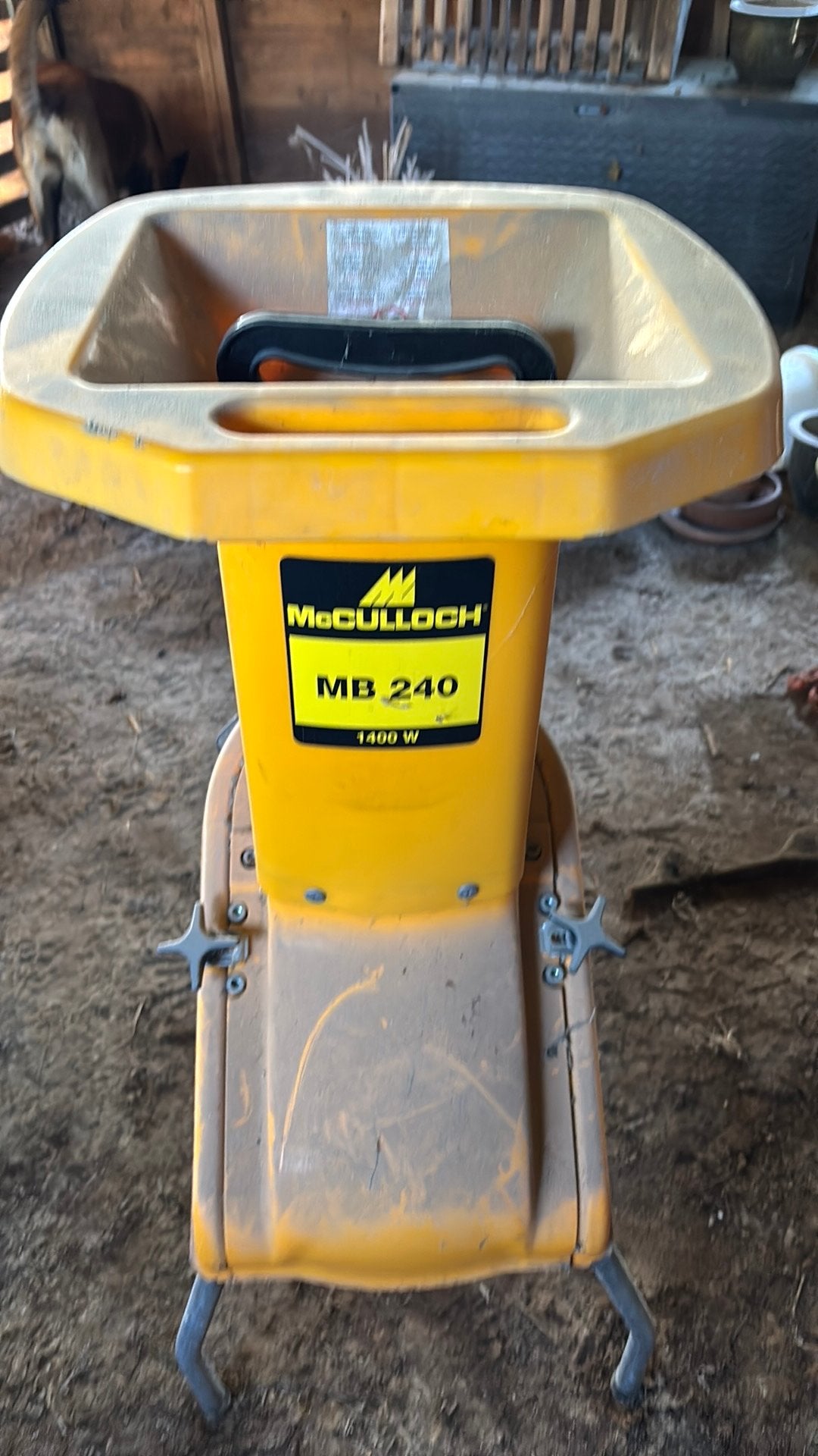 McCulloch MB240 1400W hakselaar, Ophalen, Gebruikt, Elektrisch