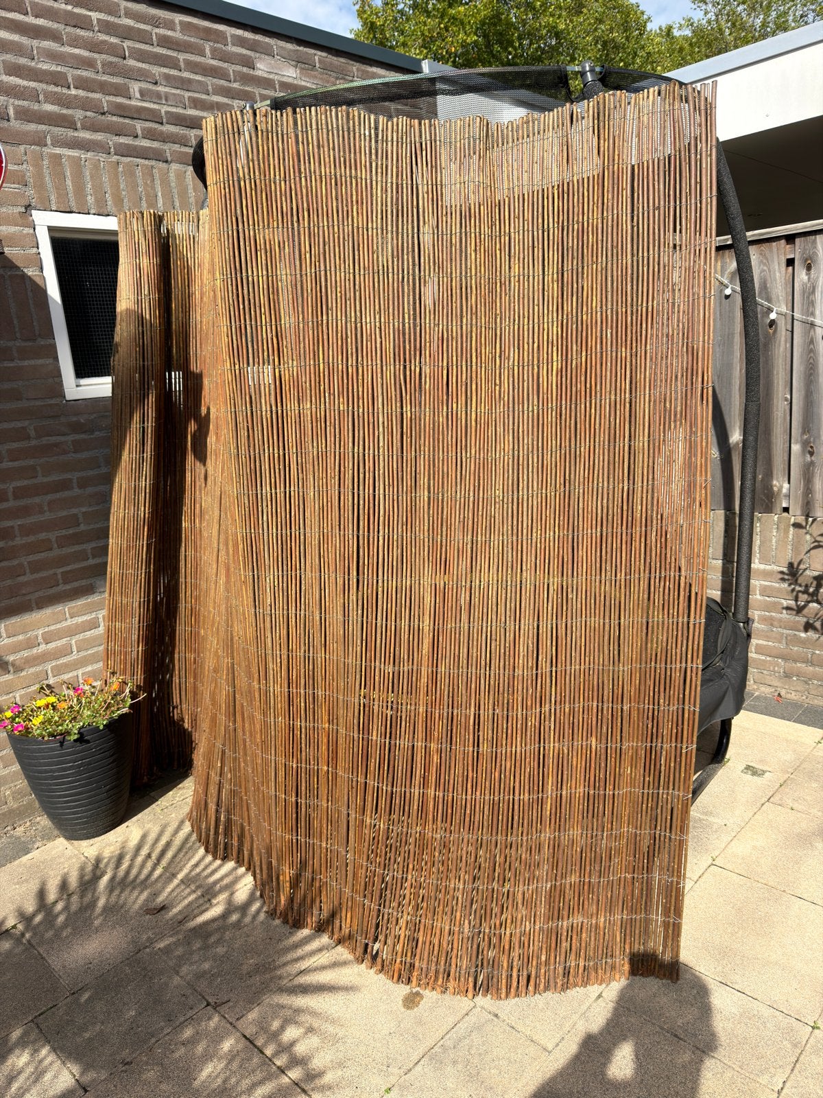Rieten schutting / afscherming 3x2 meter, Tuin en Terras, Ophalen, Overige materialen, Gebruikt, 2 meter of meer