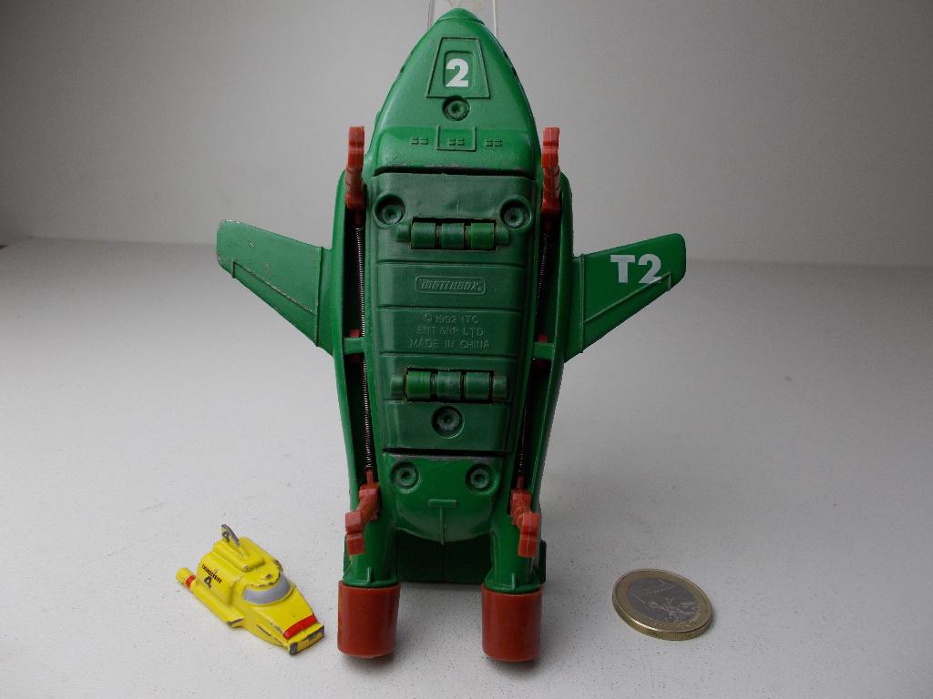 1992 Matchbox uit TV serie: THUNDERBIRDS 2 + 4., Ophalen of Verzenden, Gebruikt, Overige typen, Matchbox