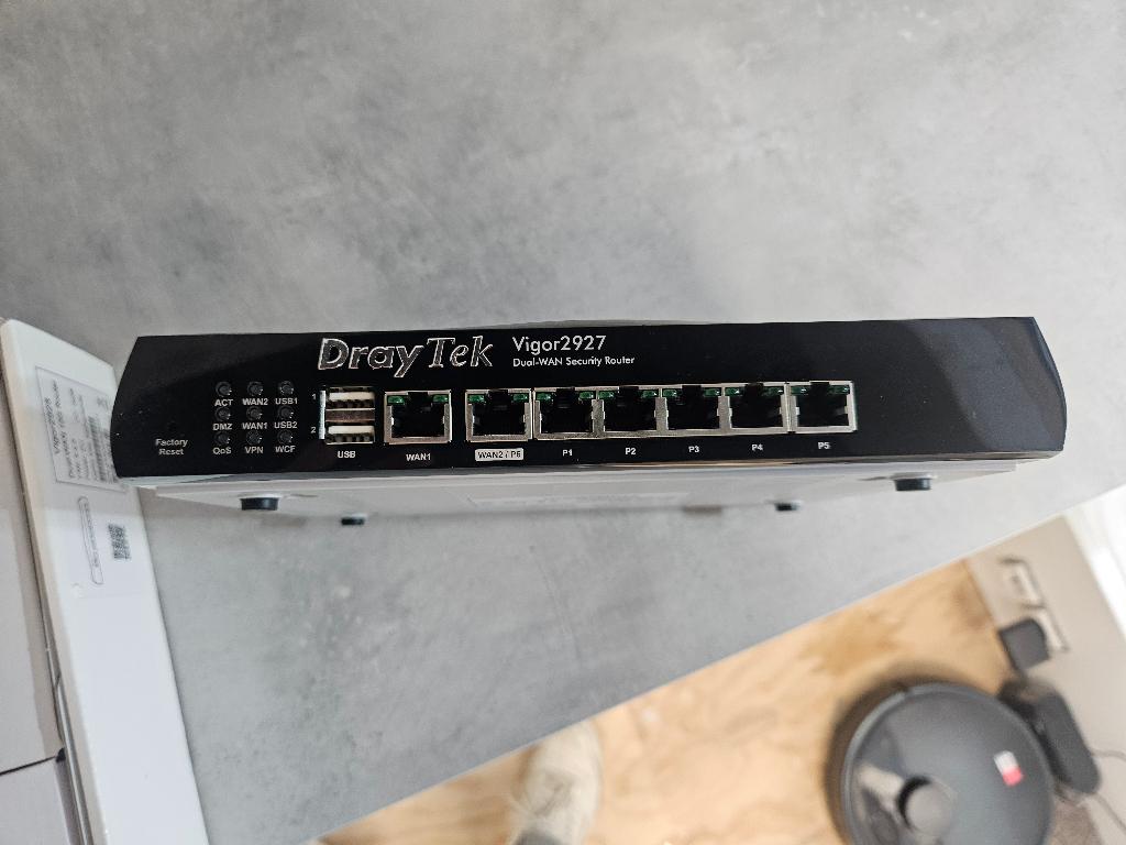 Draytek Vigor 2927 router, Ophalen of Verzenden, Zo goed als nieuw, Router, DrayTek Vigor