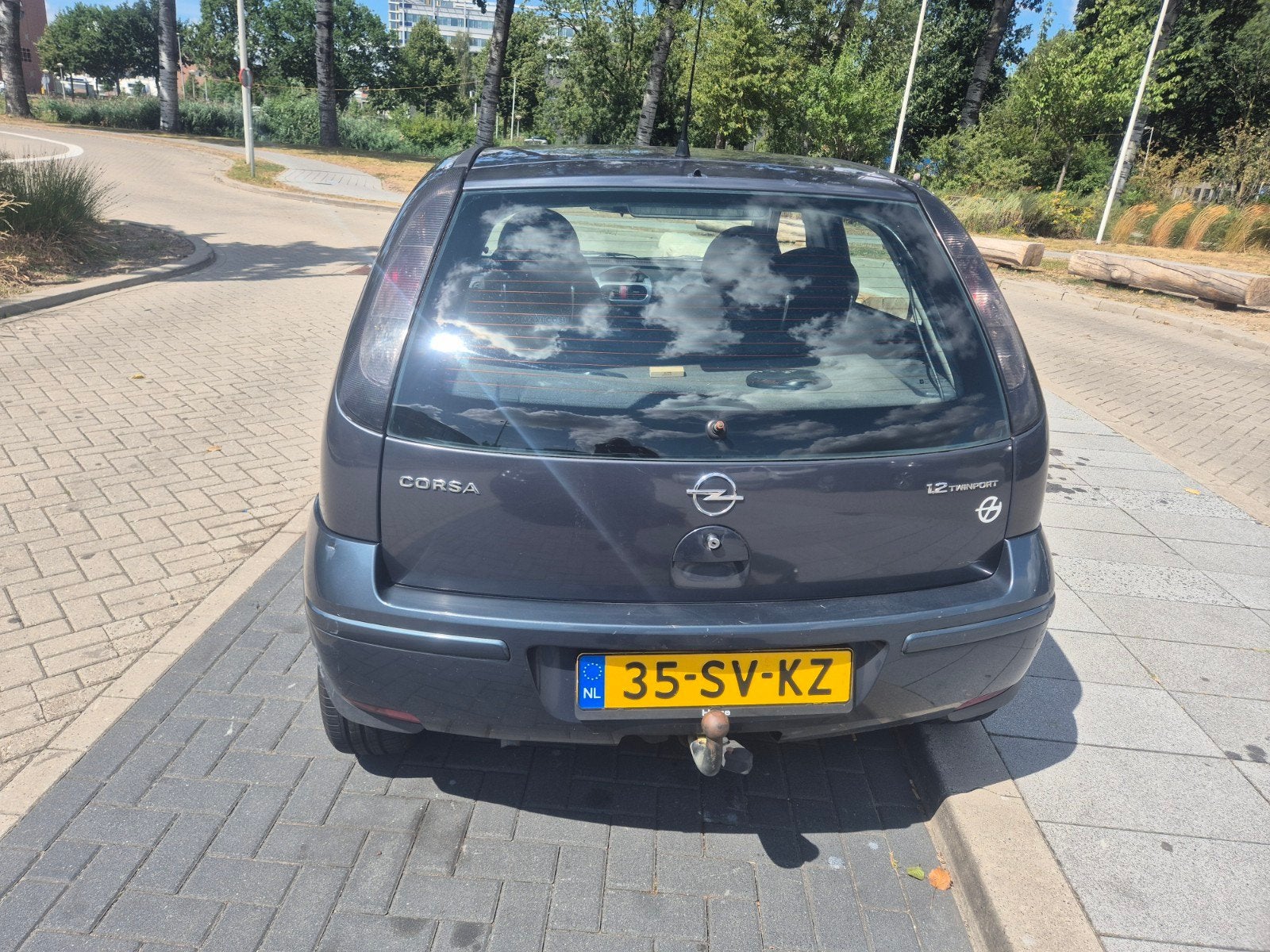 Opel Corsa 1.2 16V Twinport 5D 2006 Grijs, Auto's, Opel, Voorwielaandrijving, 450 kg, 31 €/maand, 4 cilinders
