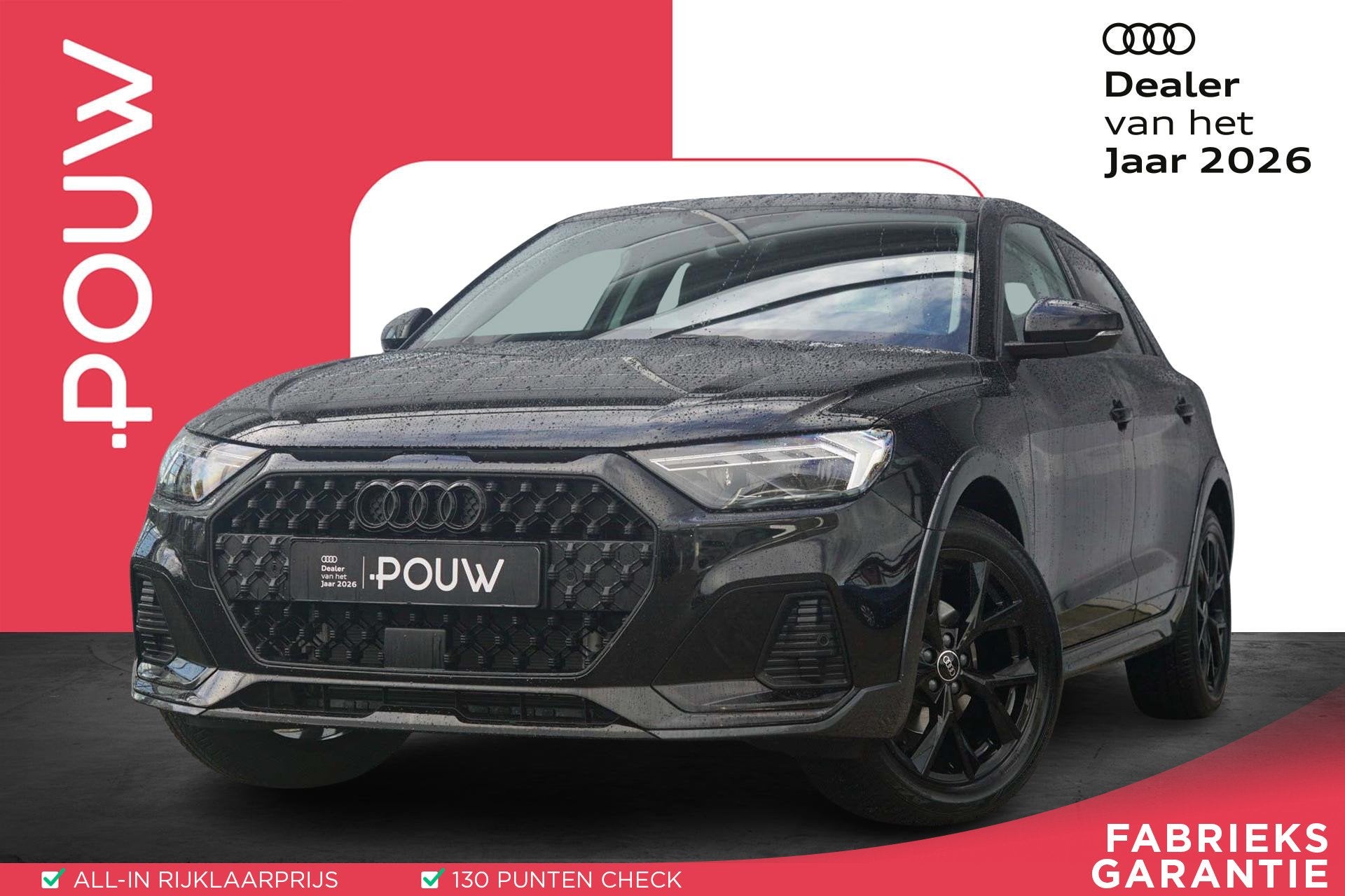 Audi A1 allstreet 30 TFSI 116pk S-tronic Advanced Edition |, Auto's, Stof, 116 pk, Zwart, Bedrijf
