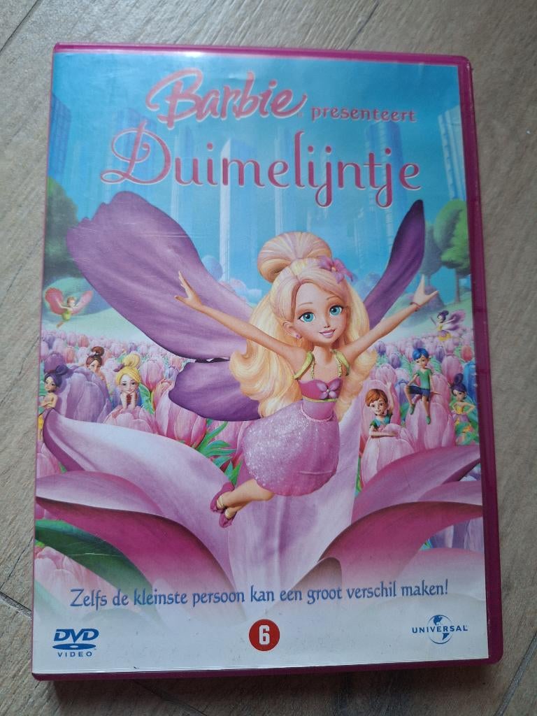 DVD: Barbie presenteert Duimelijntje, Cd's en Dvd's, Dvd's | Kinderen en Jeugd, Zo goed als nieuw, Film, Alle leeftijden, Ophalen of Verzenden