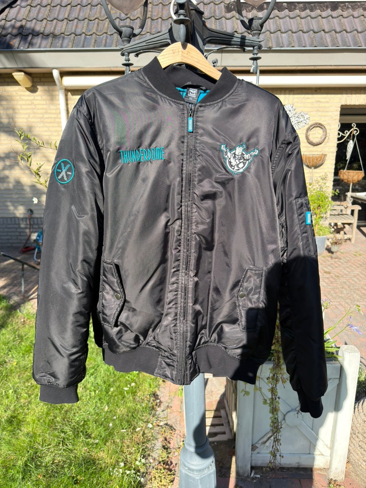 Thunderdome ‘Extreme Audio’ Bomber XXL, Ophalen of Verzenden, Zo goed als nieuw, Overige maten, Zwart