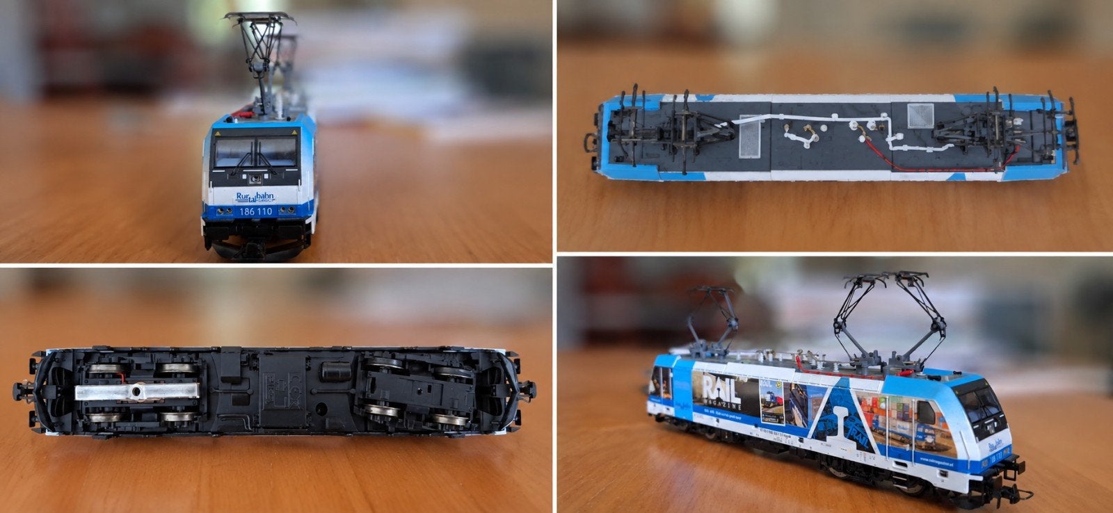 Piko 59857 186 110 Rail Magazine AC, Ophalen of Verzenden, Wisselstroom, Locomotief, Piko