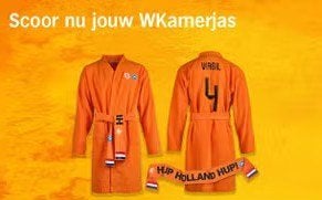 Spaar voor een WK kamerjas bij AH - 4 zegels., Albert Heijn, Verzenden