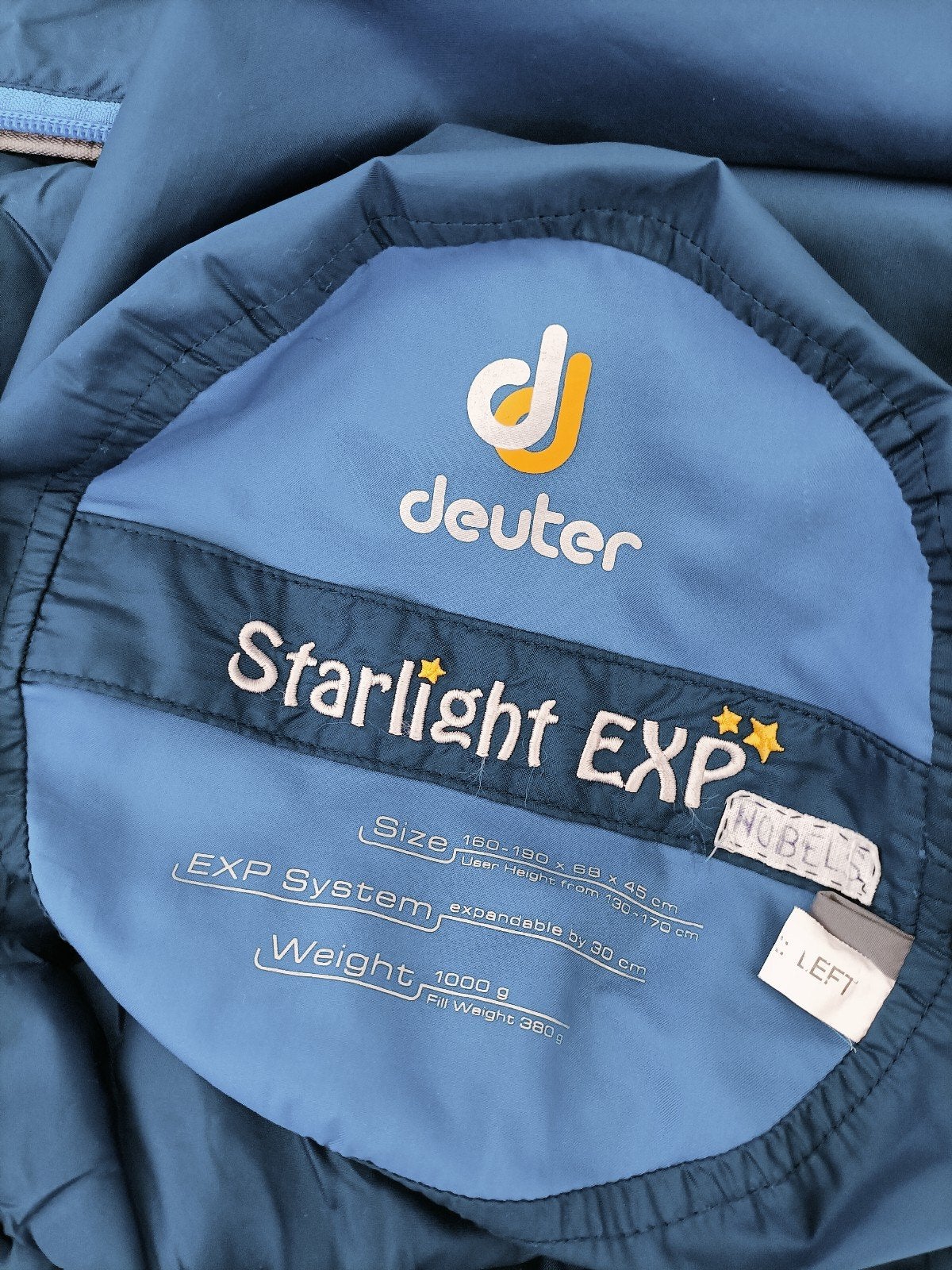 Deuter Starlight Exp slaapzak - Groeit met je kind mee!, Caravans en Kamperen, Ophalen of Verzenden