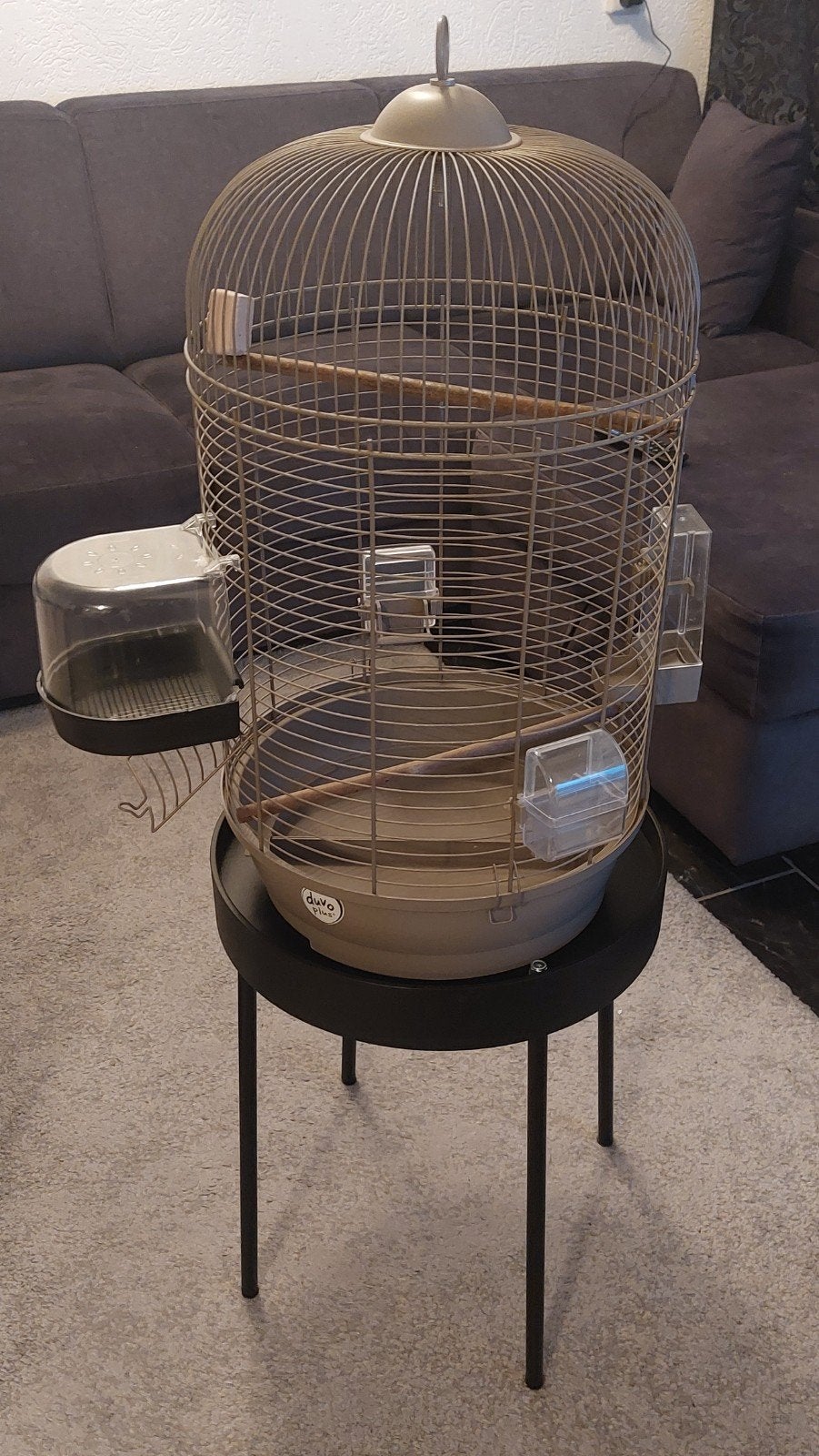 Te koop mooie vogelkooi kooi 1 weken oud, Ophalen, Zo goed als nieuw, Metaal, Vogelkooi