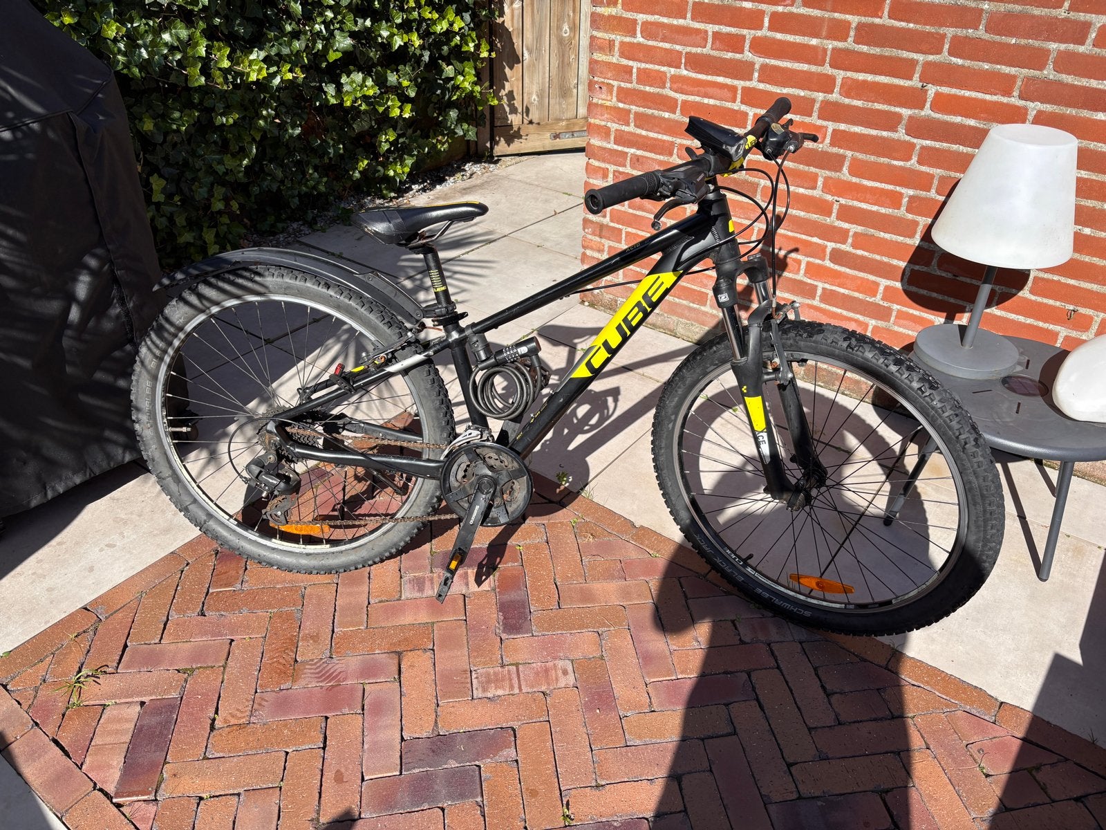 Cube Acid Race 260 Mountainbike - Zwart/Geel, Fietsen en Brommers, Overige merken, Gebruikt, Hardtail, Velgrem