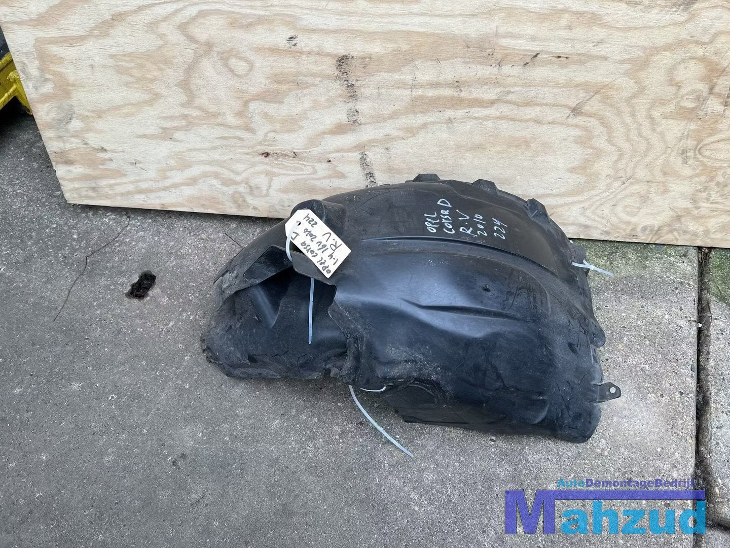 OPEL CORSA D rechts voor modderkuip wielkast 2005-2014, Gebruikt, Opel Automobile GmbH, Ophalen of Verzenden, Kontakt@opel-infoservice.de