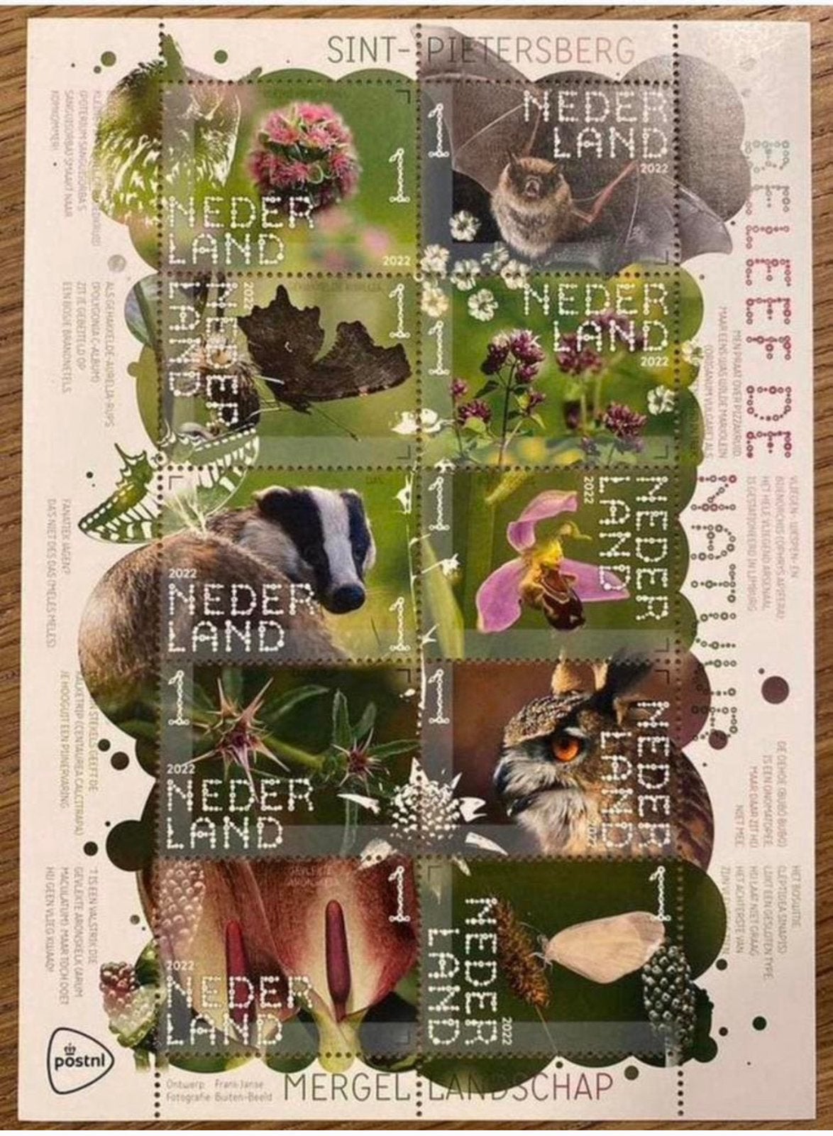 Postzegels pf. Beleef de natuur. Sint Pietersberg, Ophalen of Verzenden, Na 1940, Postfris