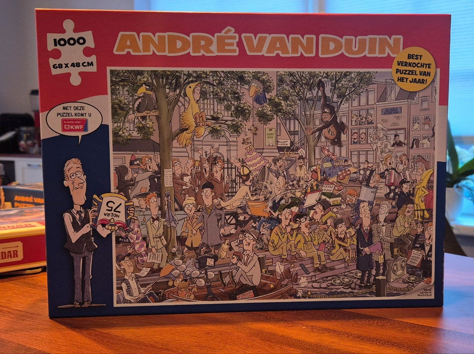 André van Duin Puzzel 1000 stukjes - Nieuwstaat, Kinderen en Baby's, Ophalen of Verzenden, Meer dan 50 stukjes, Zo goed als nieuw