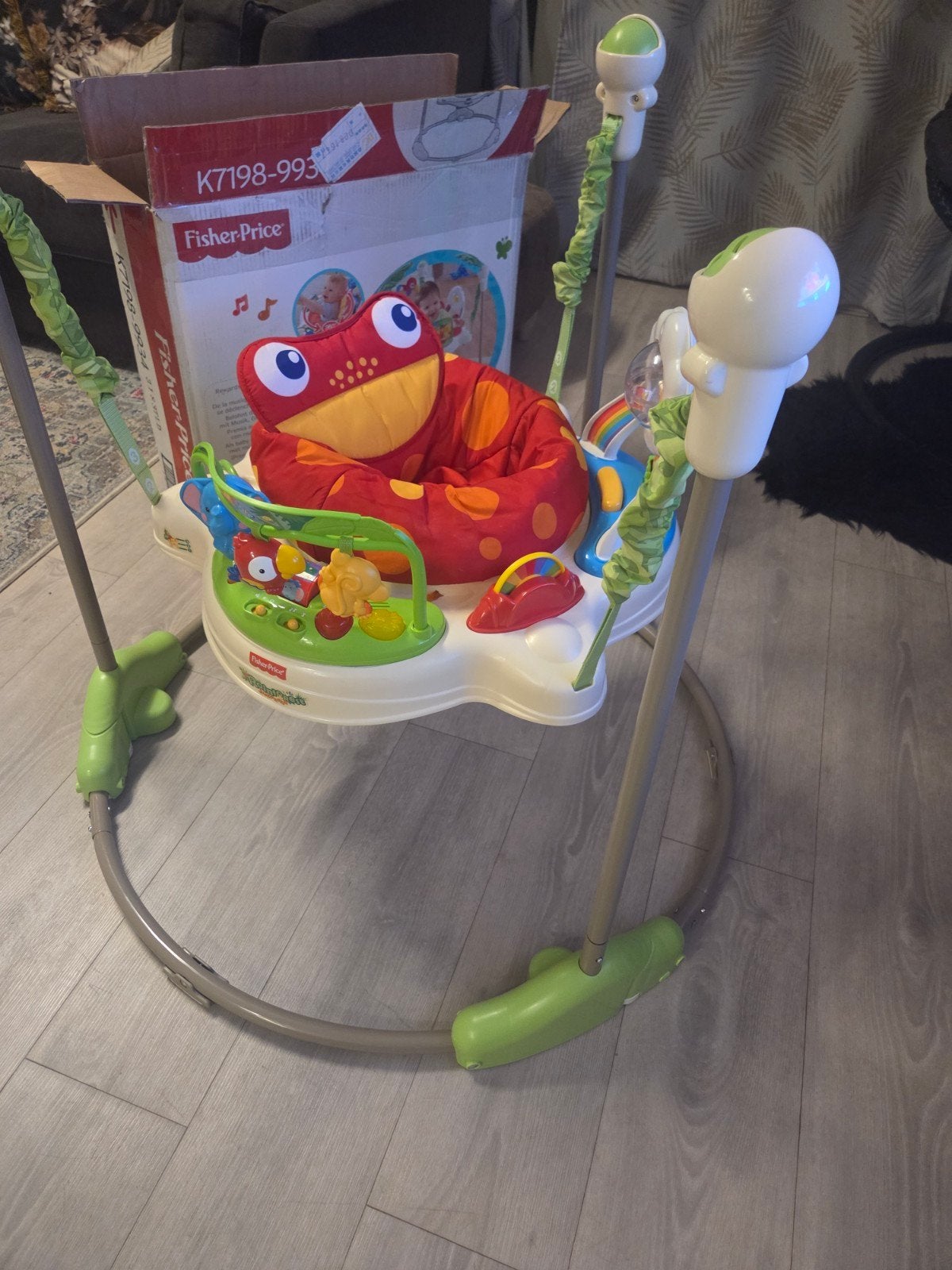 Fisher-Price baby jumper - Zo goed als nieuw, Ophalen, Zo goed als nieuw, Overige typen, Met licht