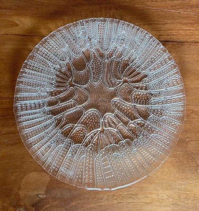 Rosenthal Taiga kristallen bord, Gebruikt, Ophalen of Verzenden, Glas, Bord(en)