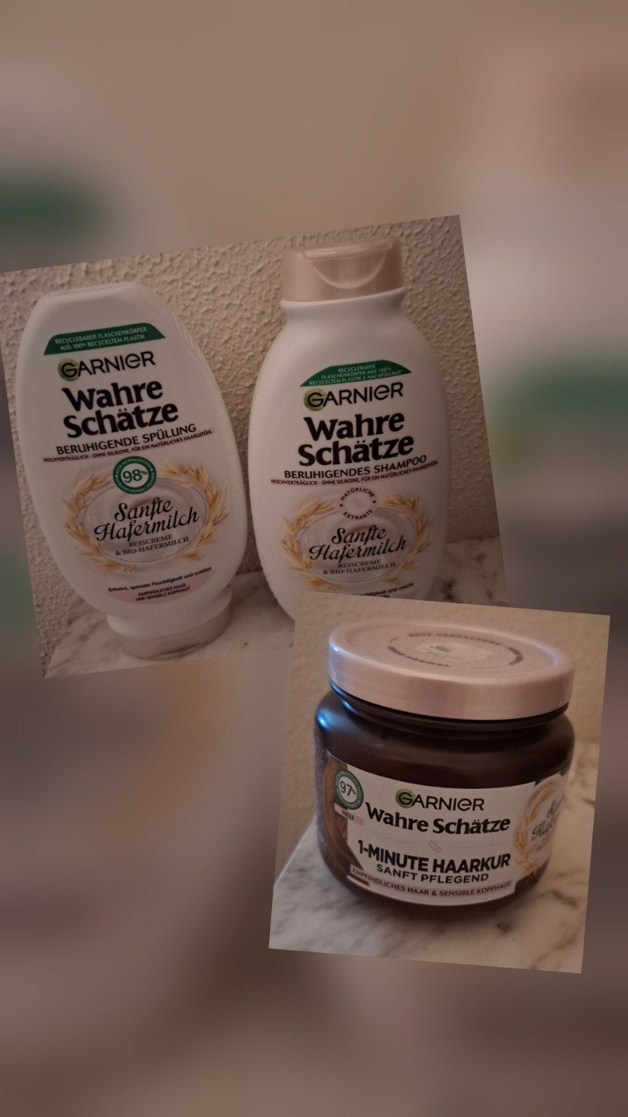 Nieuwe Garnier Wahe Schätze Shampoo en Haarmasker, Ophalen of Verzenden, Nieuw, Shampoo of Conditioner
