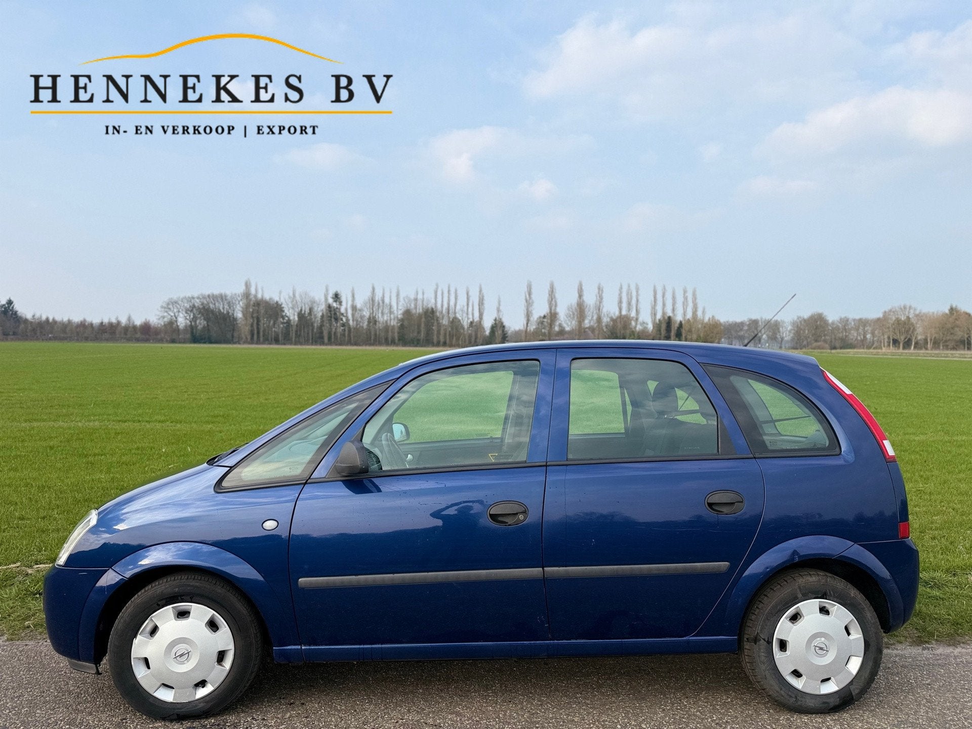 Opel Meriva 1.6 Essentia Nieuwe APK, Auto's, Stof, Gebruikt, Zwart, 4 cilinders