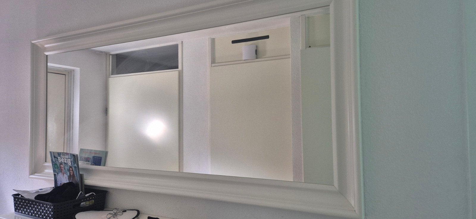 IKEA TOFTBYN spiegel wit 75x165 cm – zo goed als nieuw, Huis en Inrichting, Kasten | Kledingkasten, Ophalen, 50 tot 100 cm, Zo goed als nieuw
