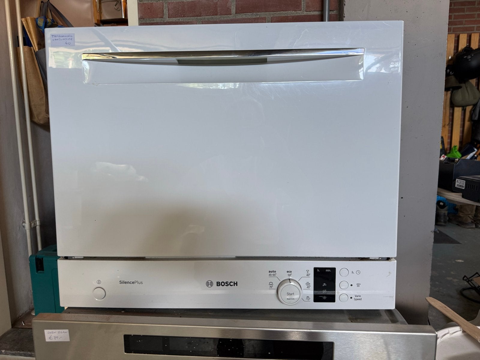 Bosch SilencePlus Vrijstaande Vaatwasser, Witgoed en Apparatuur, Vaatwasmachines, Ophalen, Gebruikt, Minder dan 85 cm, Eco programma