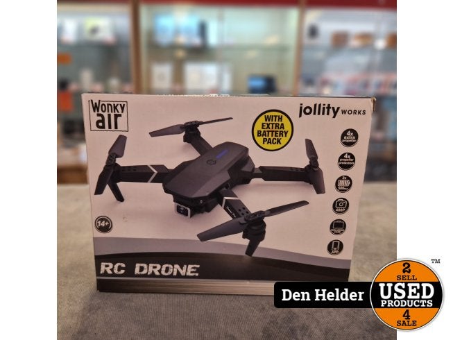 Jollity Works Wonkey Monky Air Drone - In Nette Staat, Flex Ltd., Zo goed als nieuw, https://flex.com/contact-us, Nobelstraat 10, 5807 GA Oostrum LB, Limburg, Nederland
