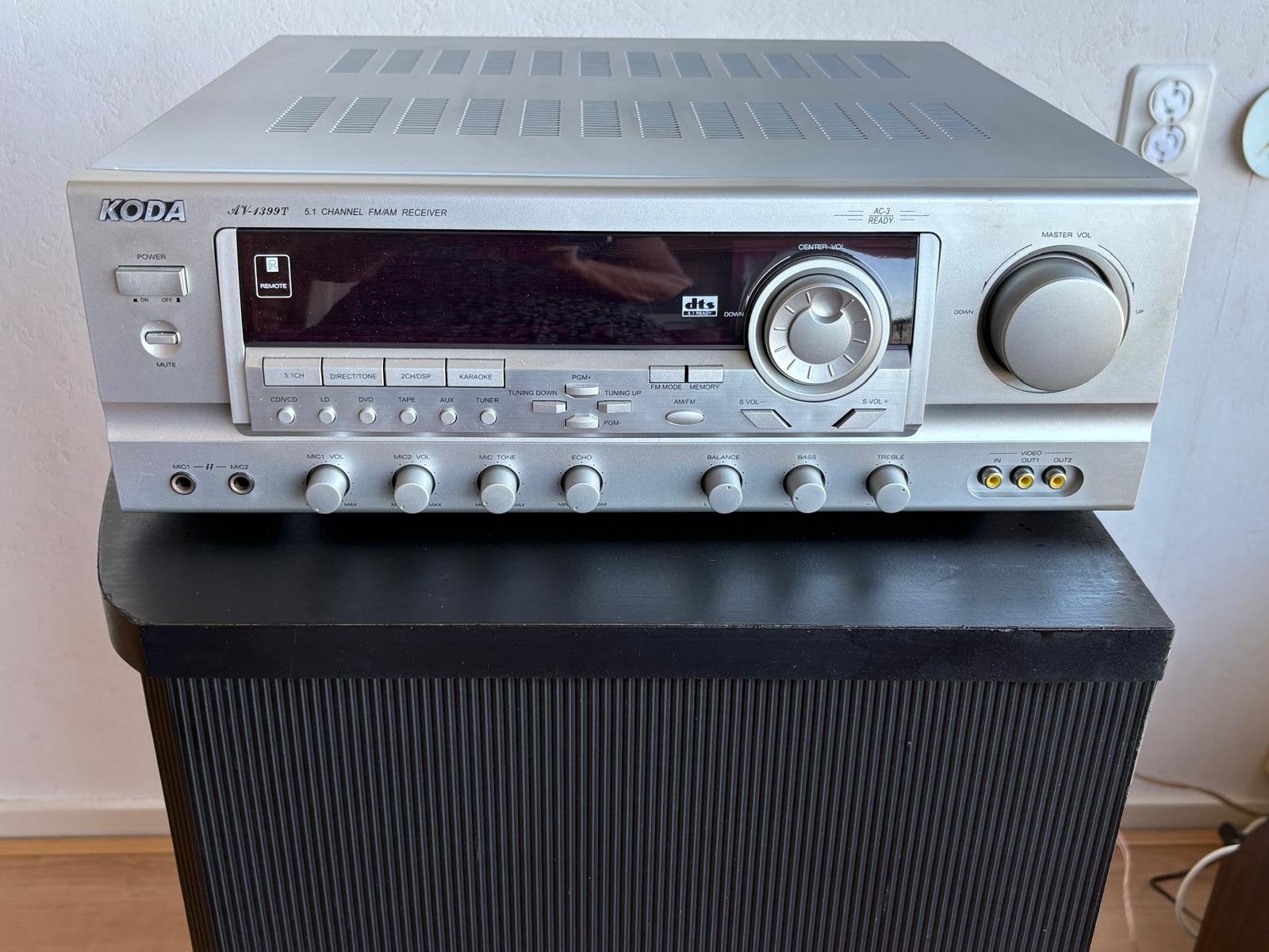 KODA AV1399T 5.1 Kanaals FM Receiver Versterker, Gebruikt, 60 tot 120 watt, Ophalen, Overige merken