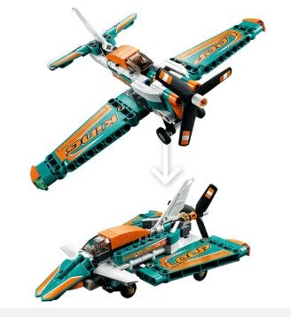 LEGO Technic Racevliegtuig (42117), Ophalen, Lego, Zo goed als nieuw, Technic