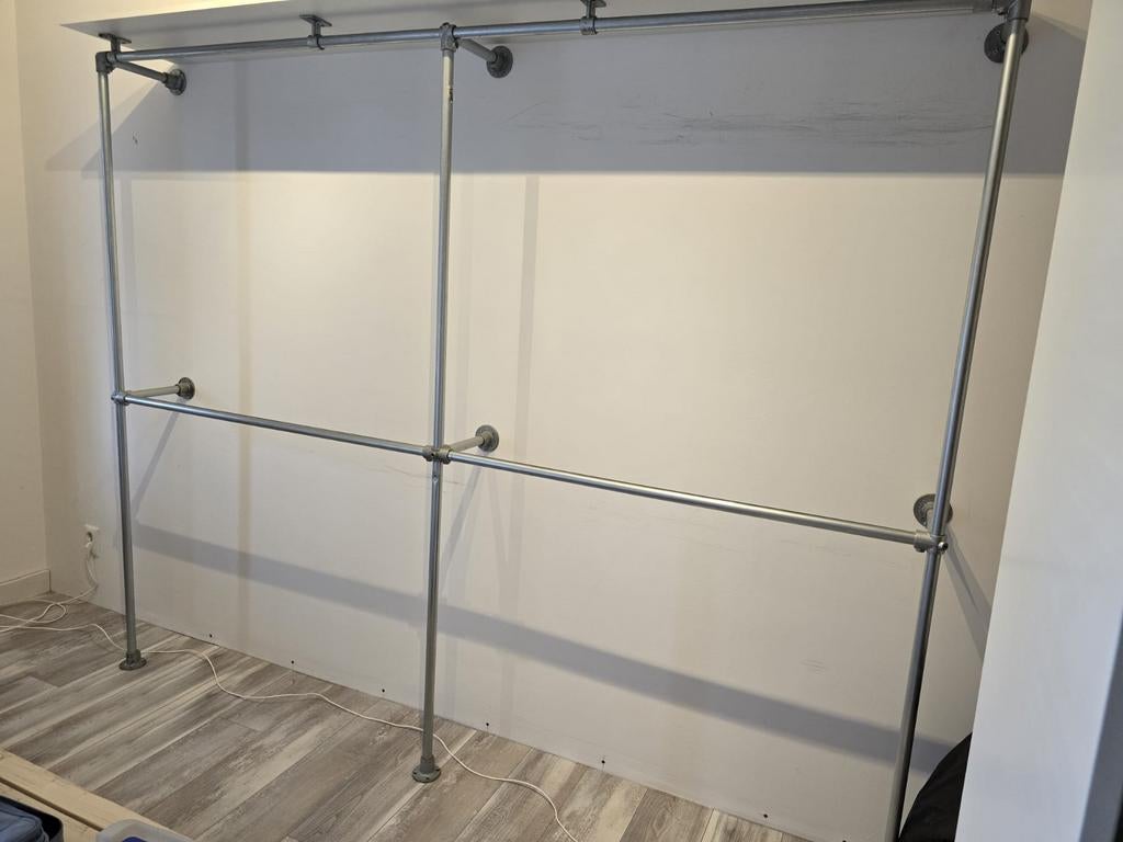 Steigerbuizen kledingkast met dubbele hangruimte, Ophalen, 50 tot 75 cm