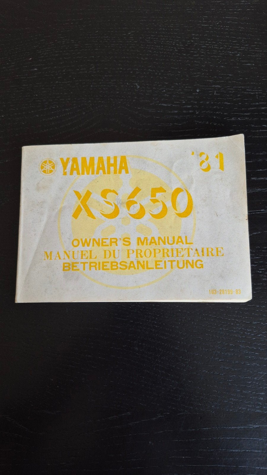 Owner's manual Yamaha XS650 1981, Ophalen of Verzenden, Yamaha