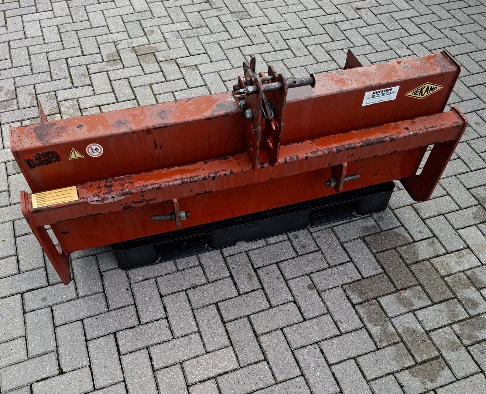 Hekamp Grondbak 1.50m breed, Ophalen
