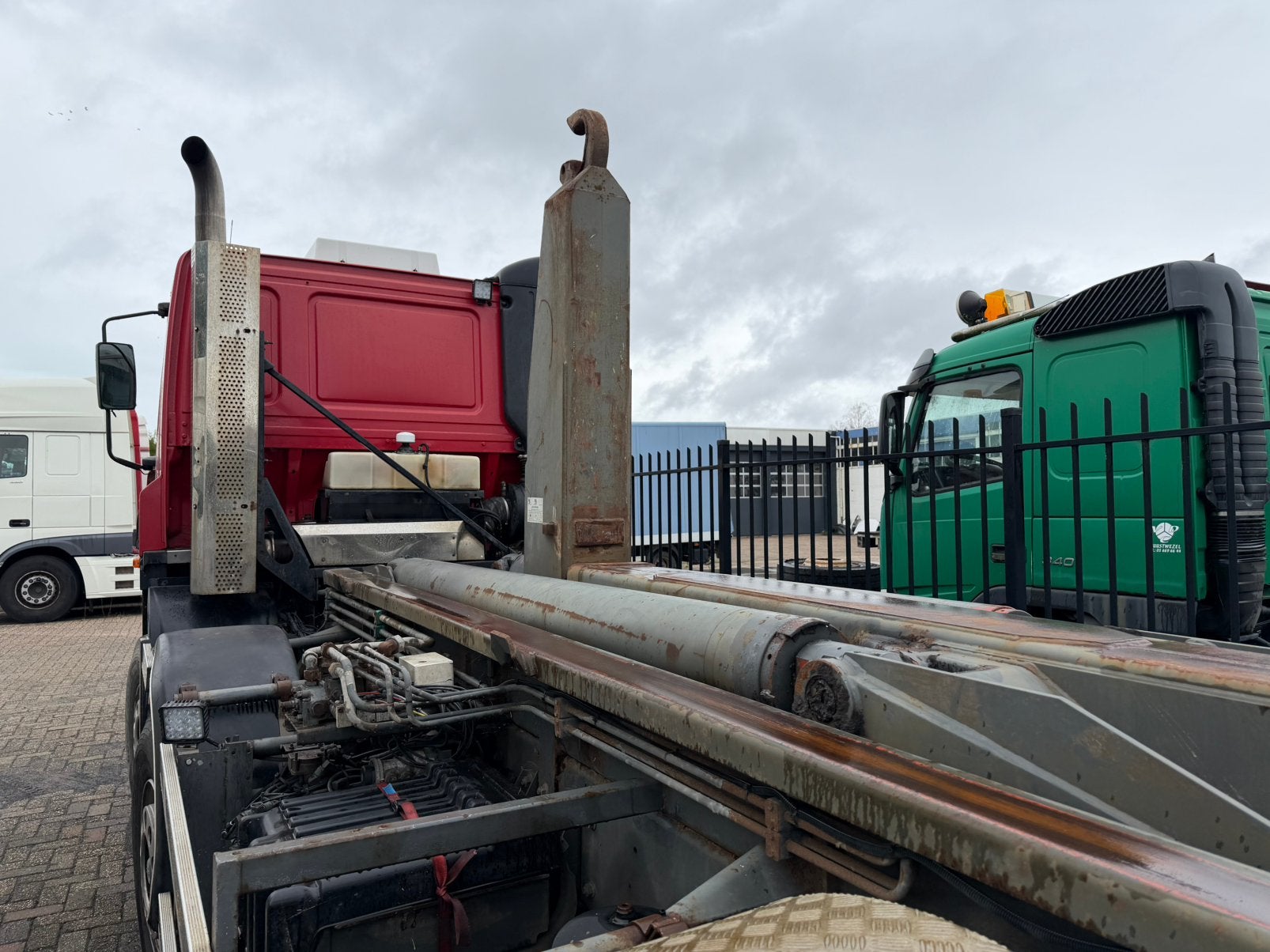 Hiab Leebur 30T Haakarmsysteem, GINAF 8x4 Compleet & Werkend, Ophalen of Verzenden, Gebruikt, Overige merken