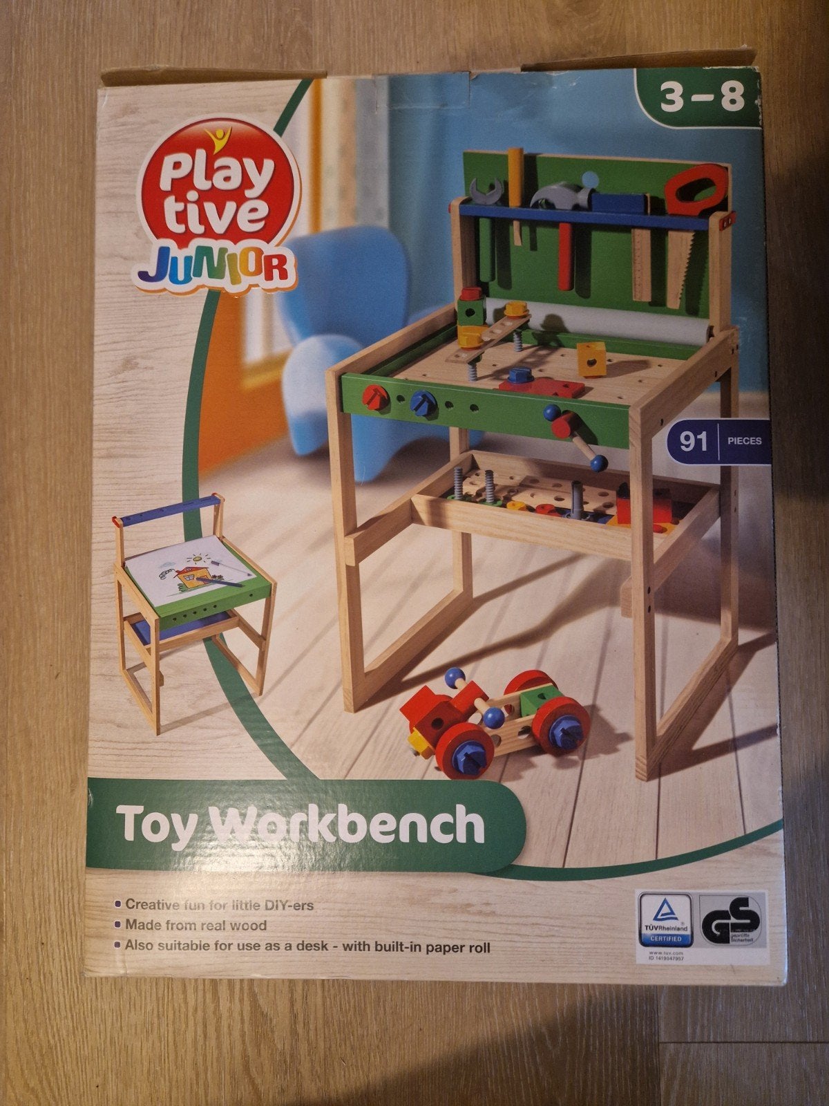 Playtive Junior Toy Workbench / Bureau - Nieuw in doos, Ophalen of Verzenden, Nieuw, Bouwen