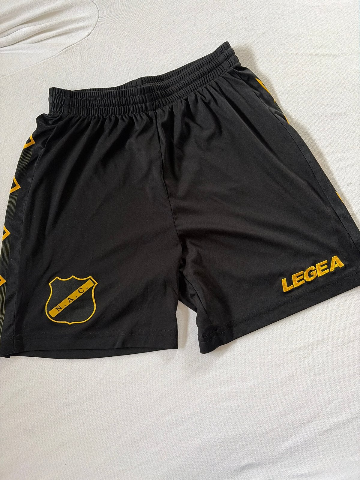 NAC Breda Legea Voetbalbroekje Maat S, Zwart, Ophalen of Verzenden, Zo goed als nieuw, Voetbal