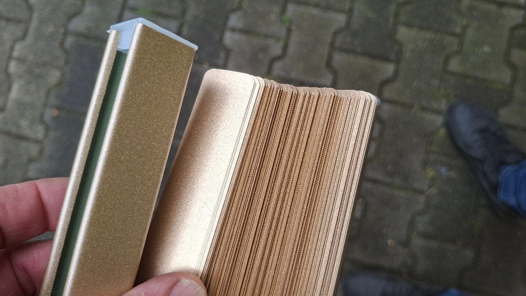 Zeer mooie GOUDE Jaloezie Aluminium Luxaflex NIEUW, Ophalen, ., Overige kleuren, 200 cm of meer
