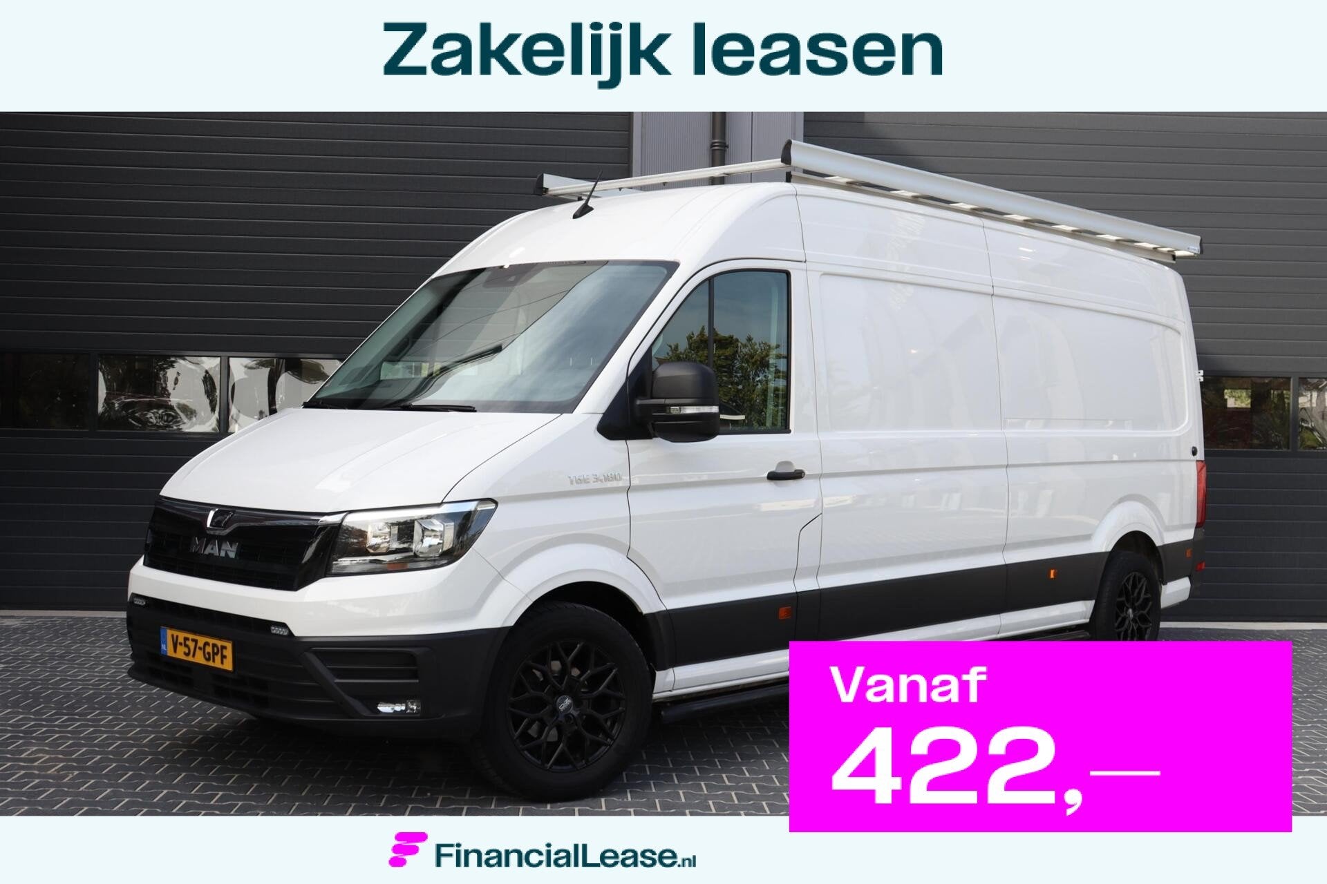 MAN TGE 35 2.0 177PK L4H3 l AUTOMAAT l IMPERIAAL l TREKHAAK, Stof, Gebruikt, Euro 6, Met garantie (alle)