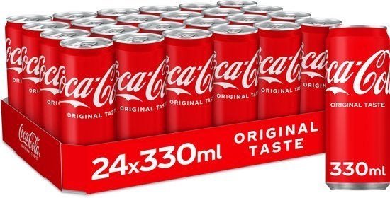 Coca-Cola Original Taste 330 ml | Tray 24 blikjes | NL, Diversen, Levensmiddelen, Ophalen