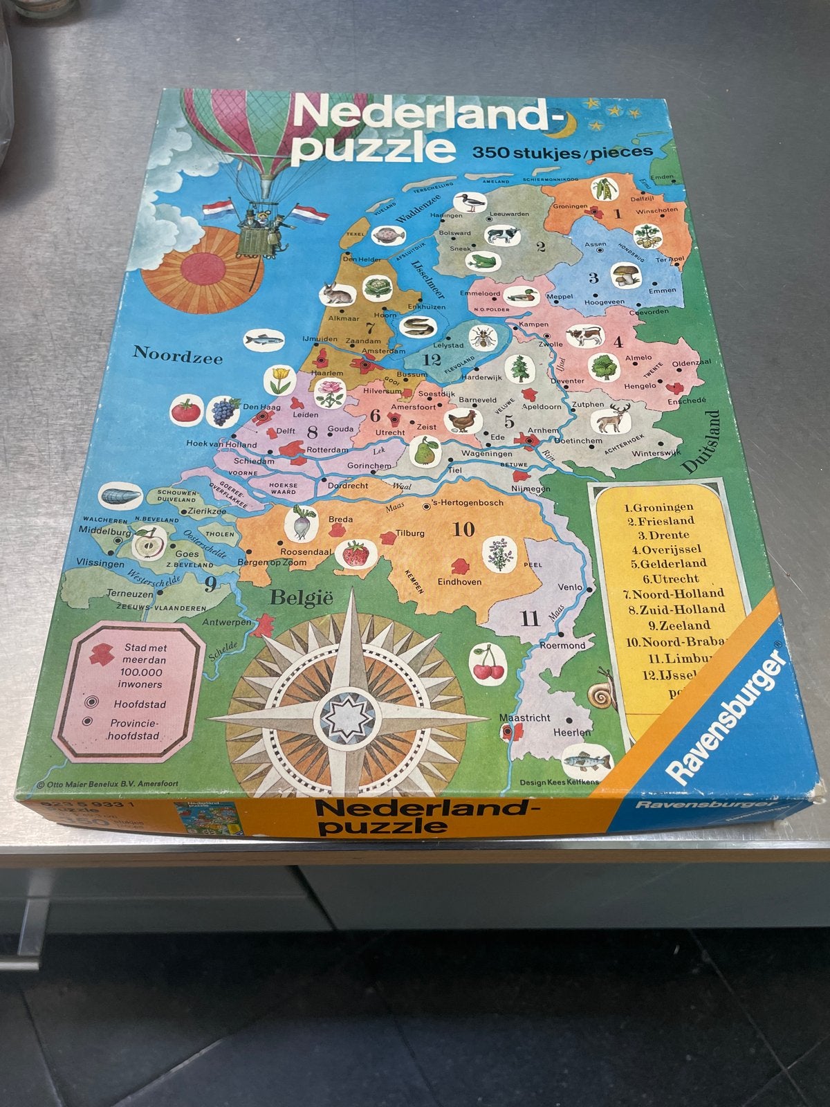 Ravensburger Nederland-puzzel 350 stukjes, Ophalen of Verzenden, Minder dan 500 stukjes, Gebruikt, Legpuzzel